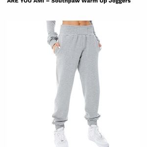 ISO are you am I southpaw warmup joggers